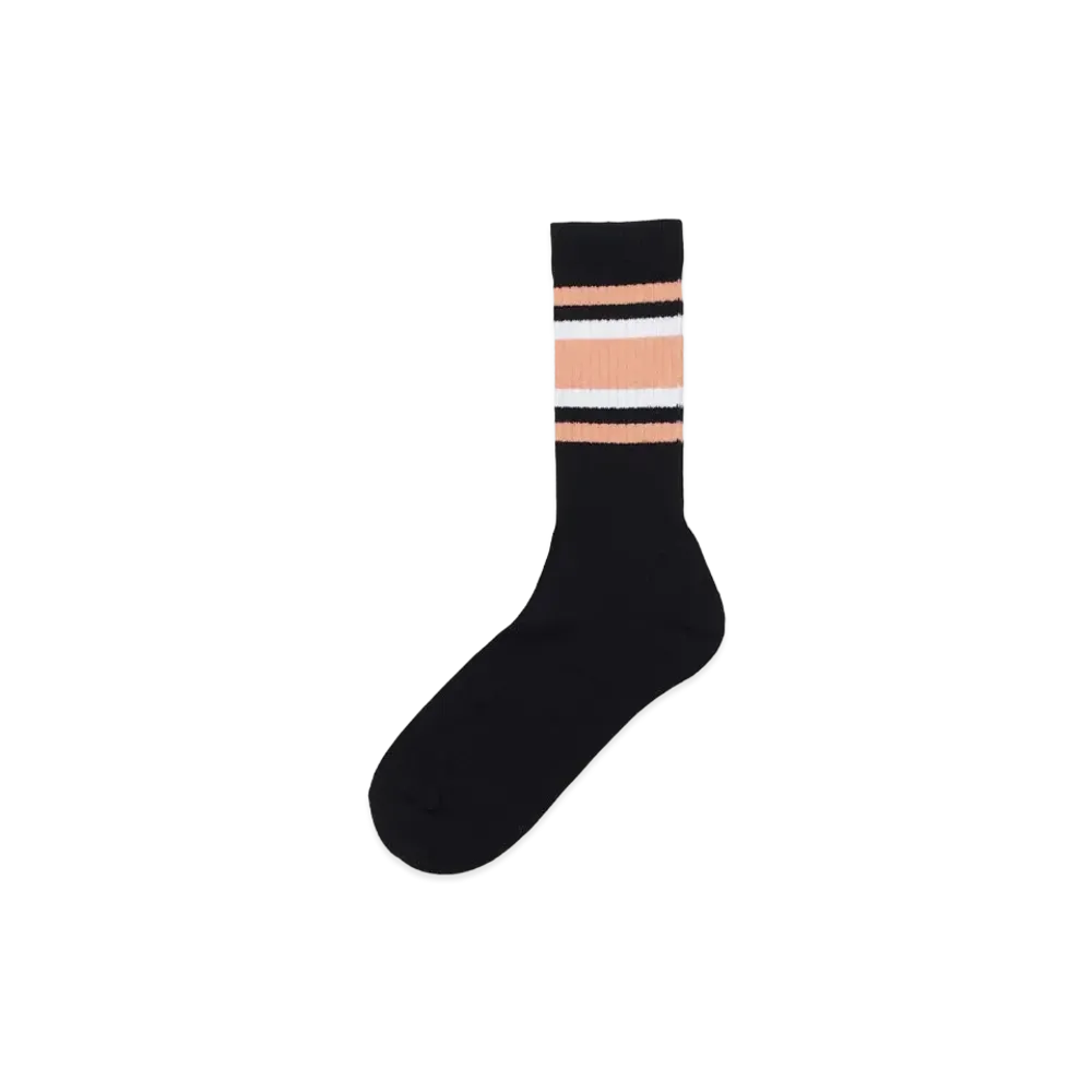 WACKO MARIA Sports Socks "Black Orange"