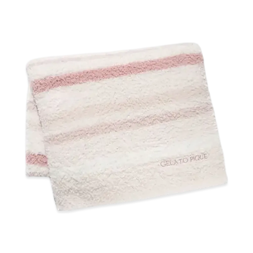 GELATO PIQUE Gelato Random Border Blanket "Pink"