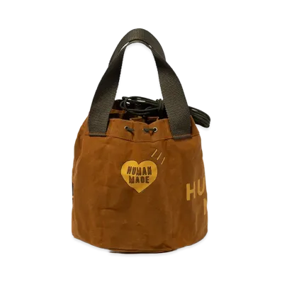 HUMAN MADE Drawstring Bag "Brown"