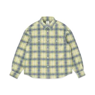 visvim Pioneer Khadi Check L/S "Green"