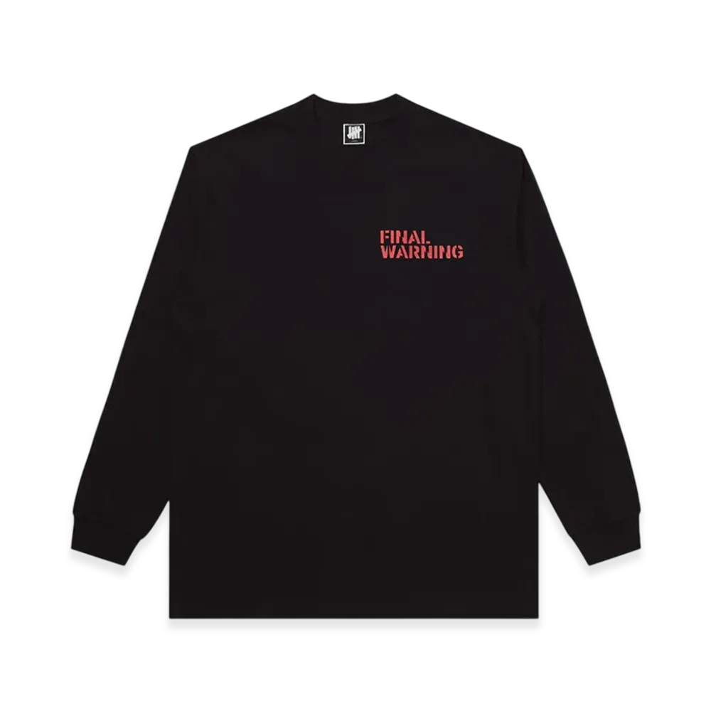 UNDEFEATED UACTP Final Warning L/S Tee "Black"
