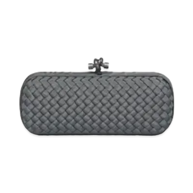 Bottega Veneta Chain Knot Clutch "Grey"