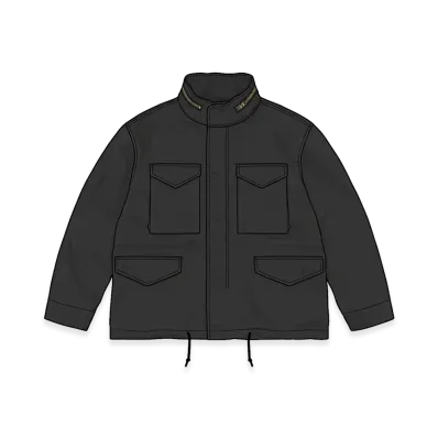 Supreme x A.PRESSE M-65 "Black"