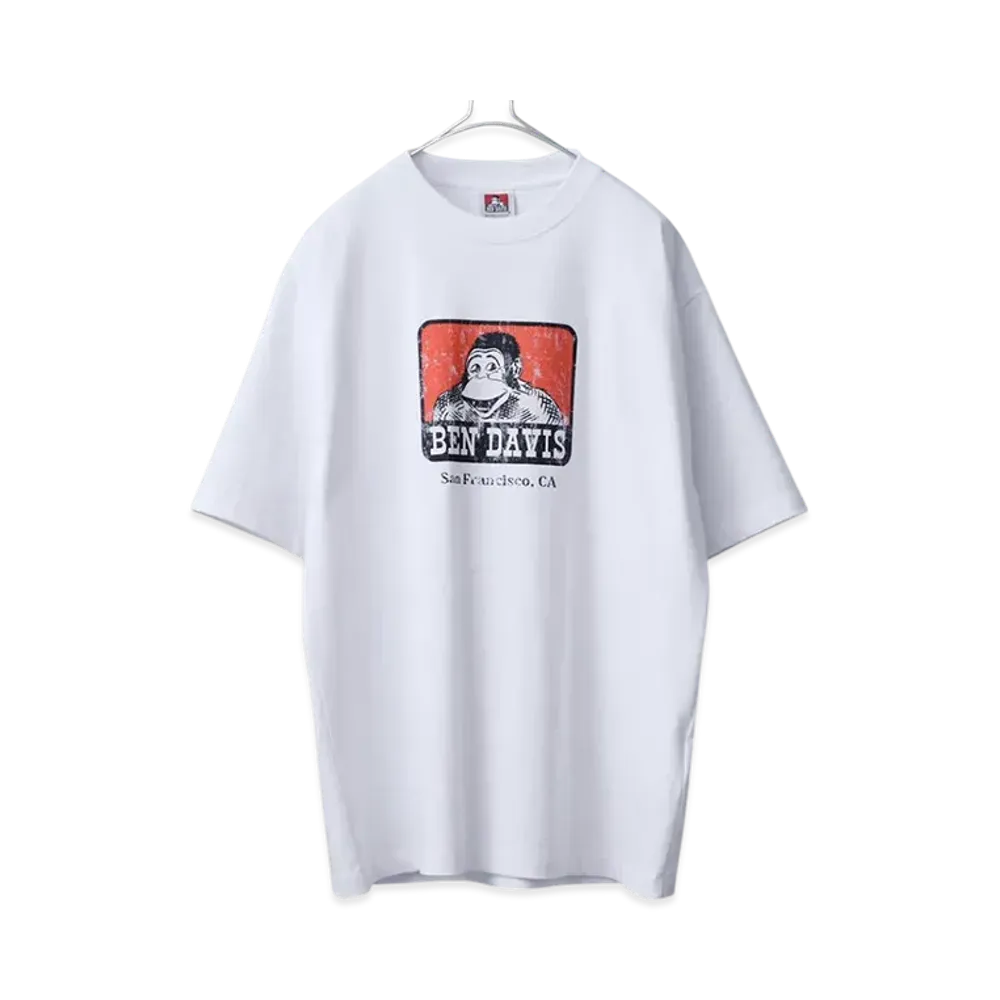 BEN DAVIS Crumble Icon S/S T-Shirt "White"