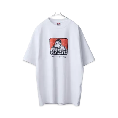 BEN DAVIS Crumble Icon S/S T-Shirt "White"