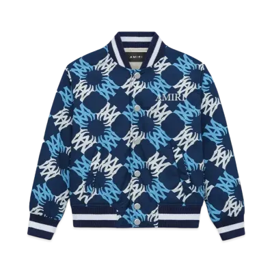 AMIRI Kids' Ma Quad Bomber "Midnight Blue"