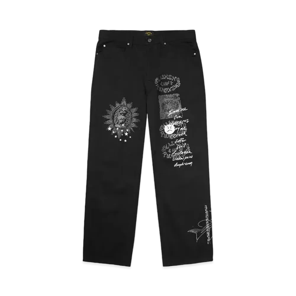 HUF x Smashing Pumpkins Muzzle 5-Pocket Pant "Black"