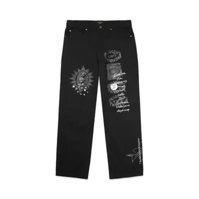 HUF x Smashing Pumpkins Muzzle 5-Pocket Pant "Black"