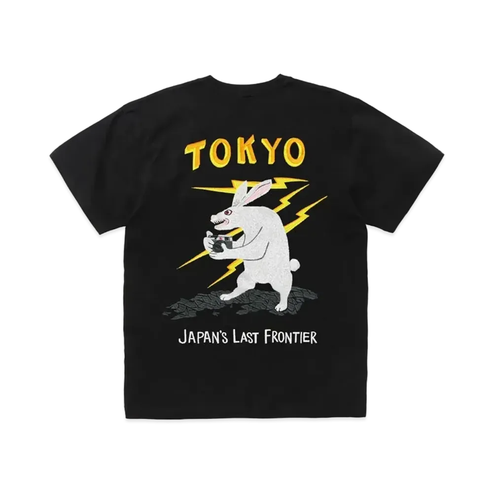 FR2 Tokyo Embroidery Souvenir T-Shirt "Black"