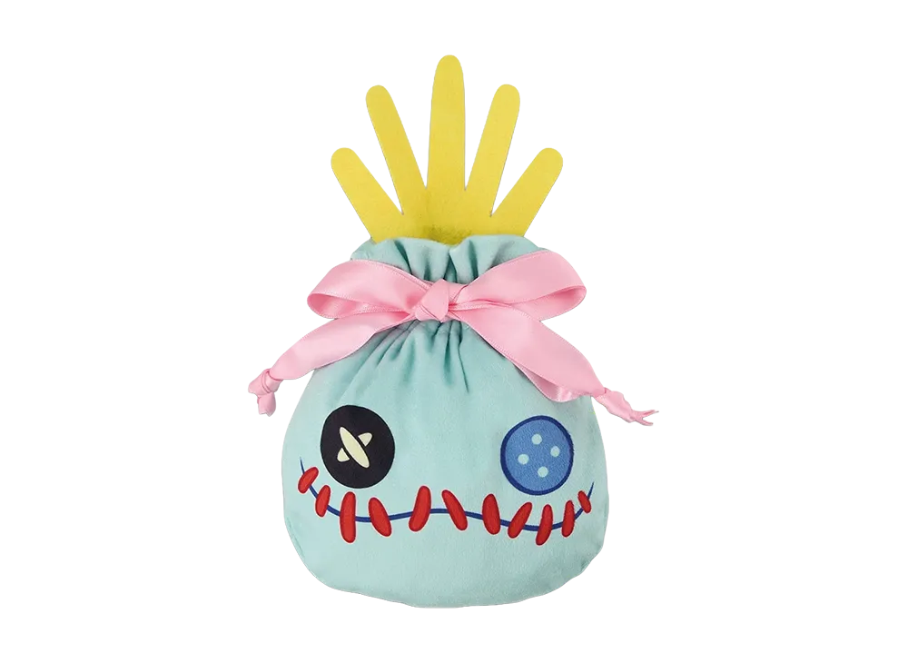 BANDAI "Ichiban Kuji" -Stitch Every day with you!- F Prize Scrump Face Drawstring Bag - ¥