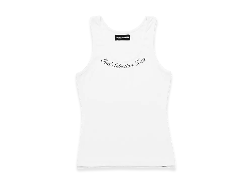 GOD SELECTION XXX Women's Tank Top GXL-S26-CS-04 "White"