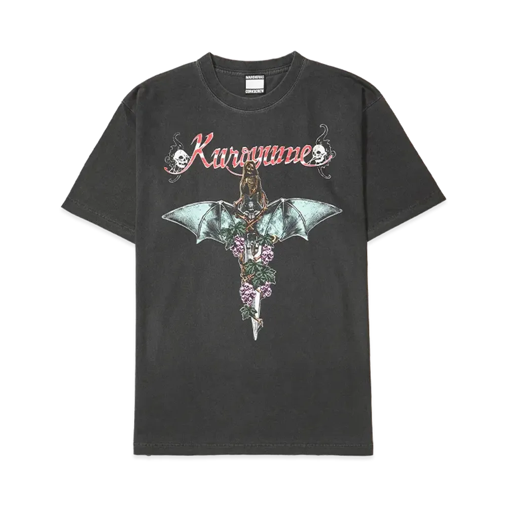 SAINT Mxxxxxx x Kuroyume Collaboration Tee Knife & Grape "Black"