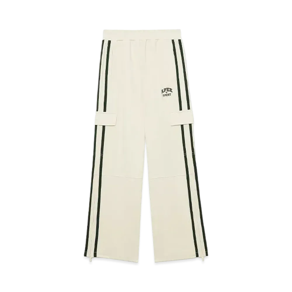 A BATHING APE Track Pants "White"