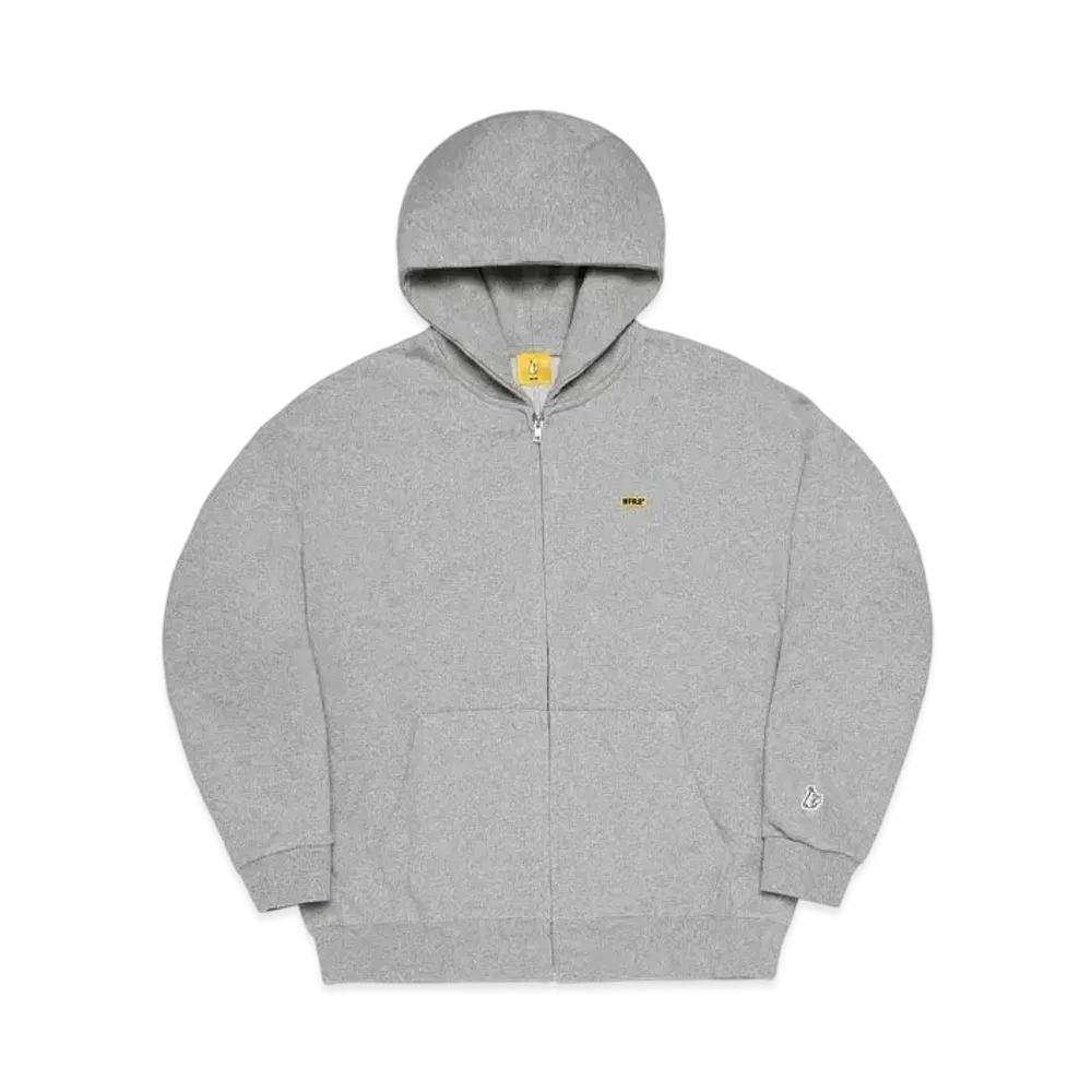FR2 USA Cotton Small Box Logo Embroidery Zip Hoodie "Gray"