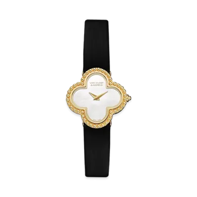 Van Cleef & Arpels Alhambra small model watch "18K Yellow gold/Mother-of-pearl"