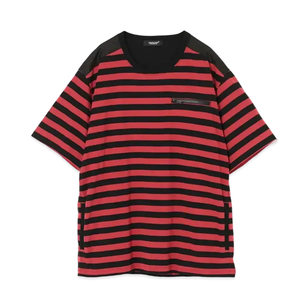 UNDERCOVER Cotton T-Shirt "Red Border"