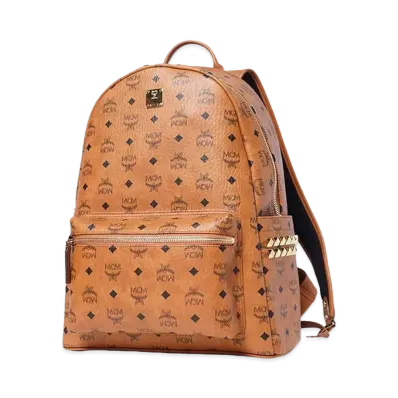 MCM STARK BACKPACK MEDIUM "COGNAC"