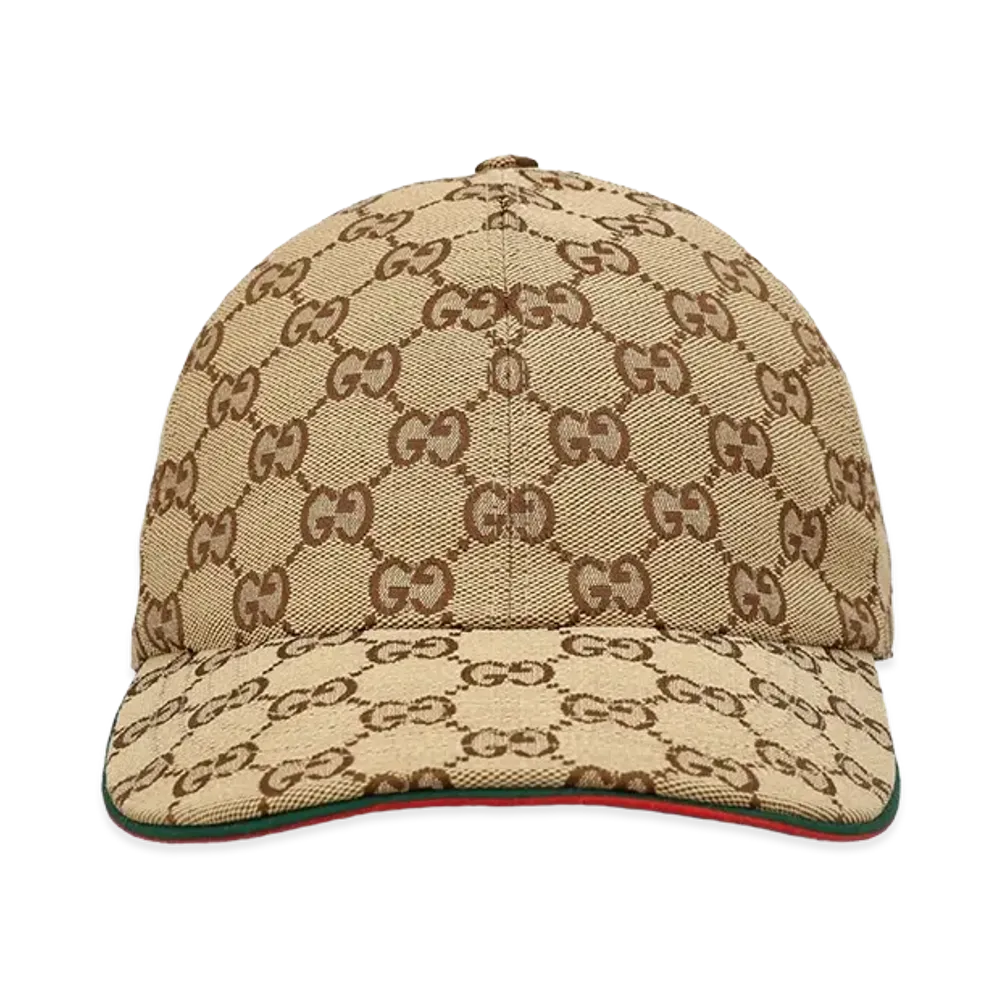 GUCCI Women's GG Fabric Cap "Brown"