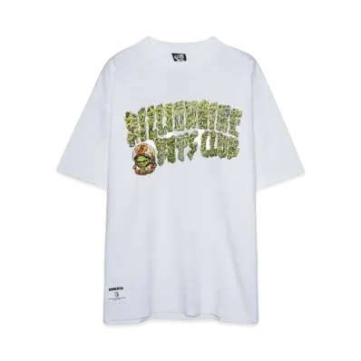 BILLIONAIRE BOYS CLUB COTTON T-SHIRT ARCH LOGO BY W "WHITE"