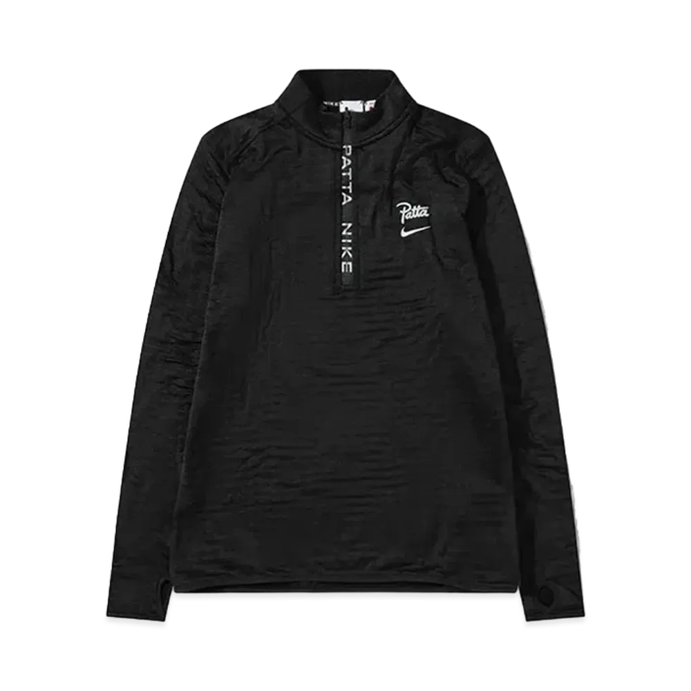 Nike x Patta Men's 1/2-Zip Top "Black" (US SIze) FJ3069-010