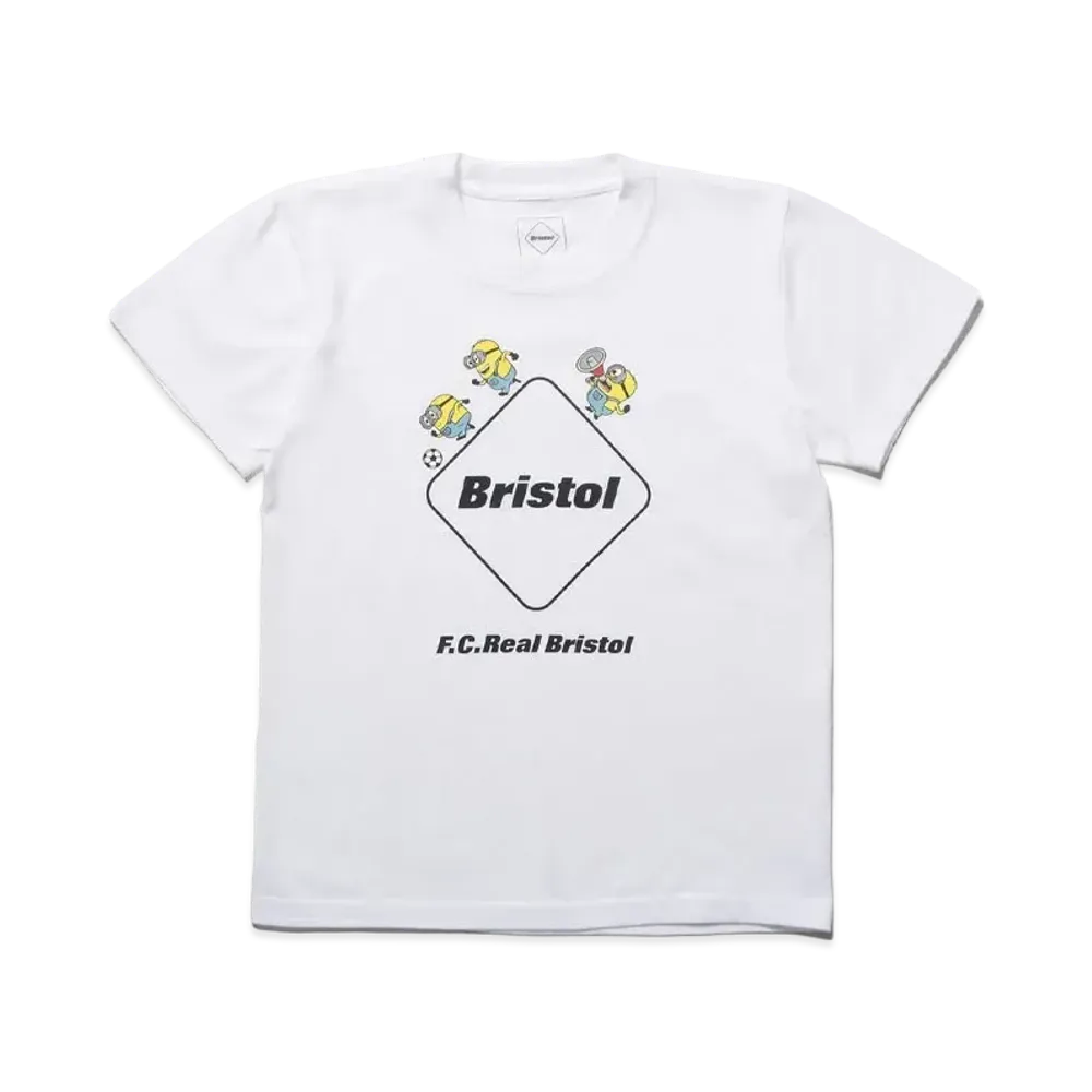 F.C.Real Bristol x Minions Kids Team Emblem T-shirt "White"