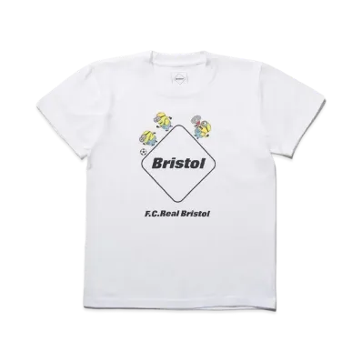 F.C.Real Bristol x Minions Kids Team Emblem T-shirt "White"