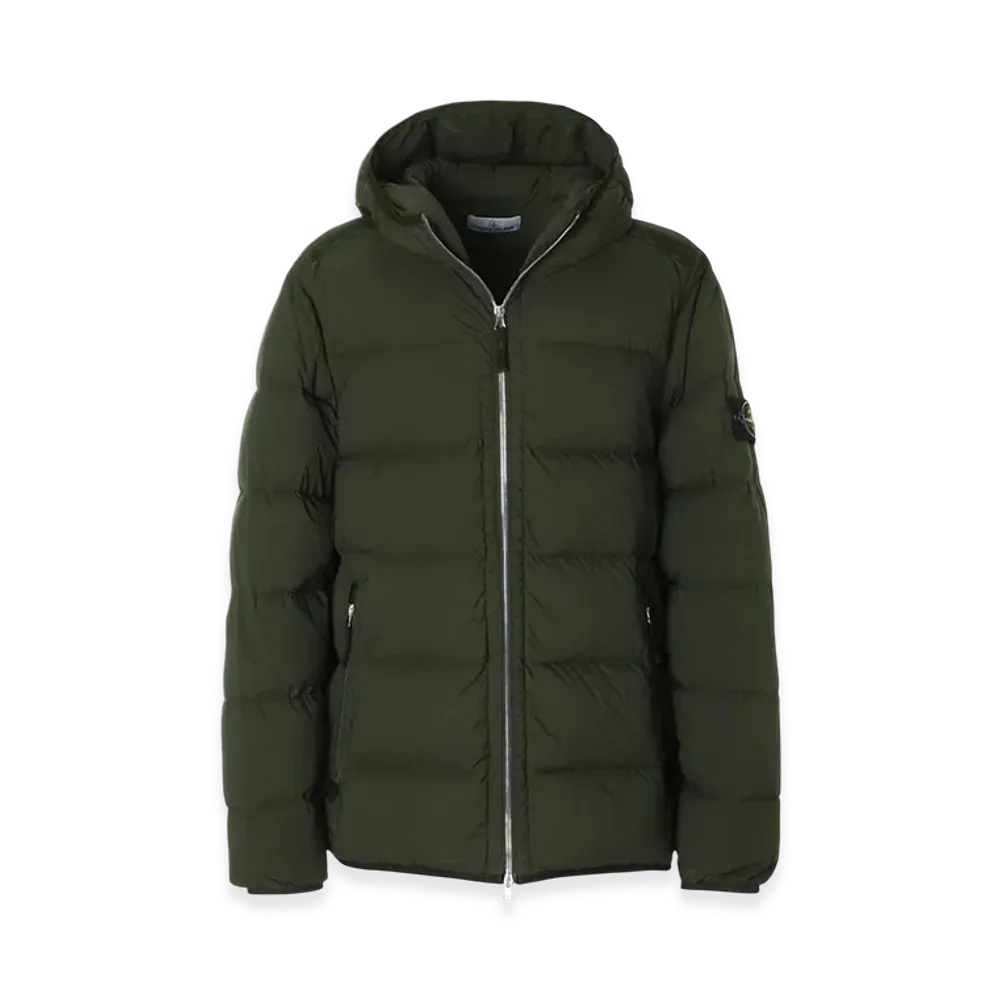 Stone Island Down Jacket 43728 Seamless Tunnel Nylon Down "Olive"