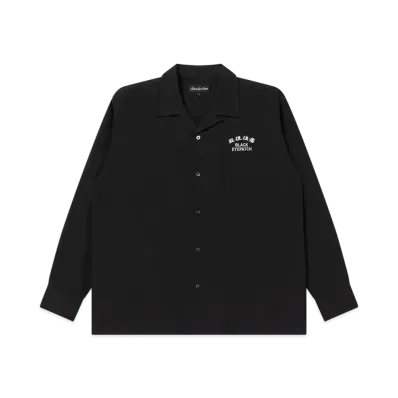 BlackEyePatch HWC Embroidered Open Collared L/S Shirt "Black"