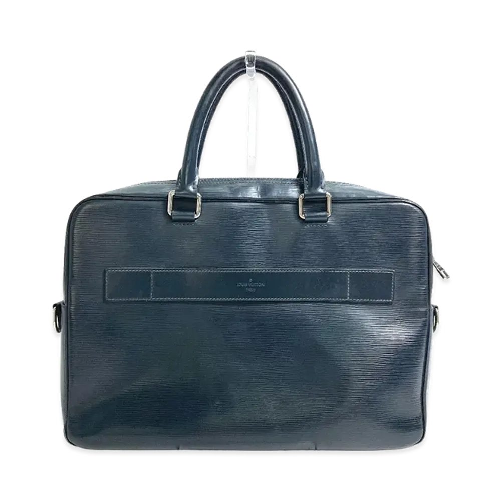 Louis Vuitton Porte Documents Business Epi Leather "Blue Nuit"