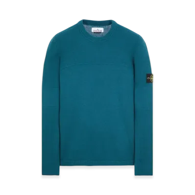 Stone Island 524A3 Lambswool Crewneck Knit - 23FW "Dark Teal Green"