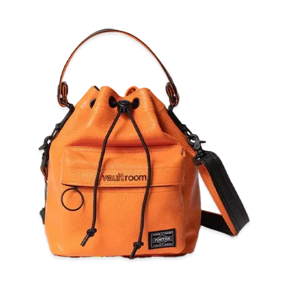 VAULTROOM x PORTER Leather Gaming Bag "Orange"