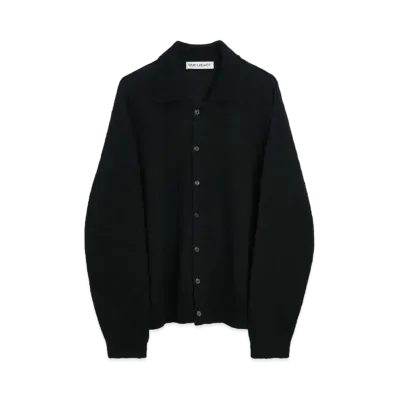 OUR LEGACY Evening Polo Fuzzy Alpaca "Black"