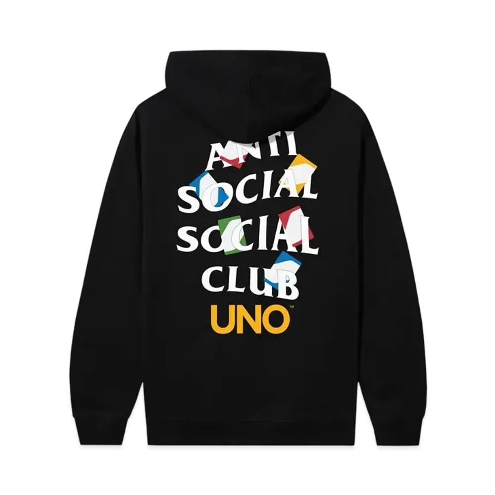 ANTI SOCIAL SOCIAL CLUB x UNO Draw Two Hoodie "Black"