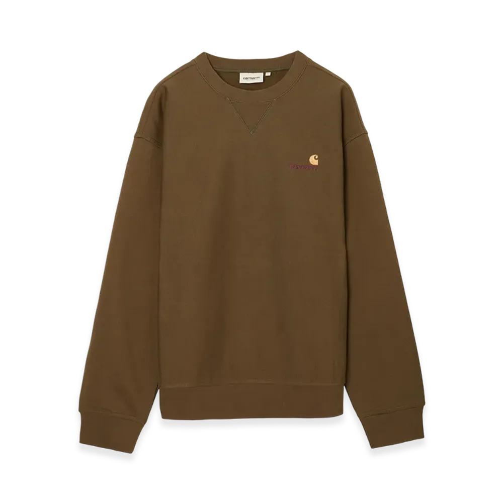 Carhartt WIP American Script Sweat "Lumber"