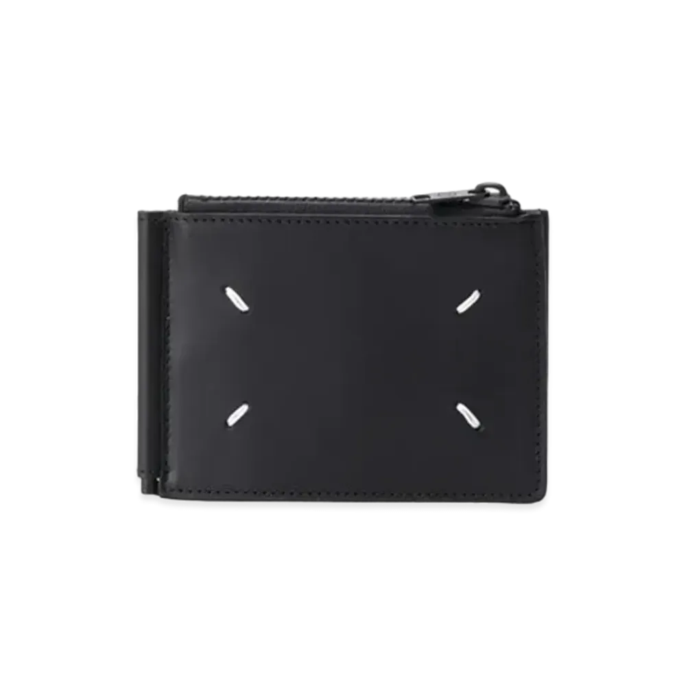 Maison Margiela Money Clip Leather Wallet "Black"
