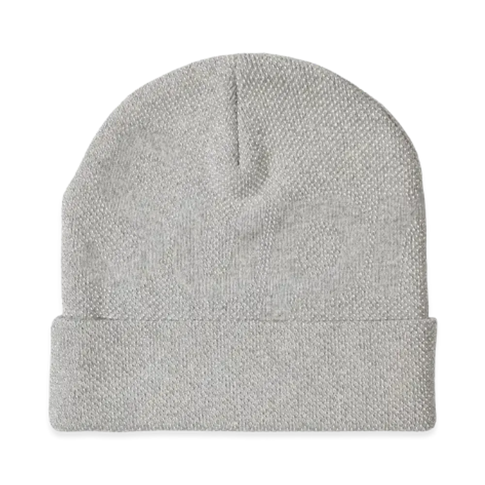 Supreme Studded Knockout Big Logo Beanie "Heather Grey"