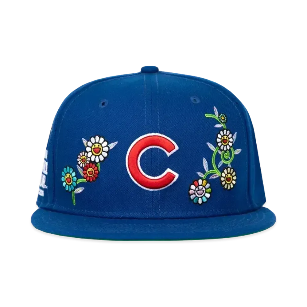 Takashi Murakami x MLB World Tour Tokyo Series 2025 New Era 9Fifty Cubs Snapback Hat "Blue"