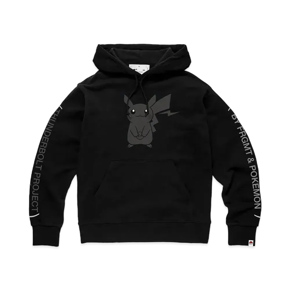 FRAGMENT x POKEMON THUNDERBOLT PROJECT PIKACHU HOODIE "Black"