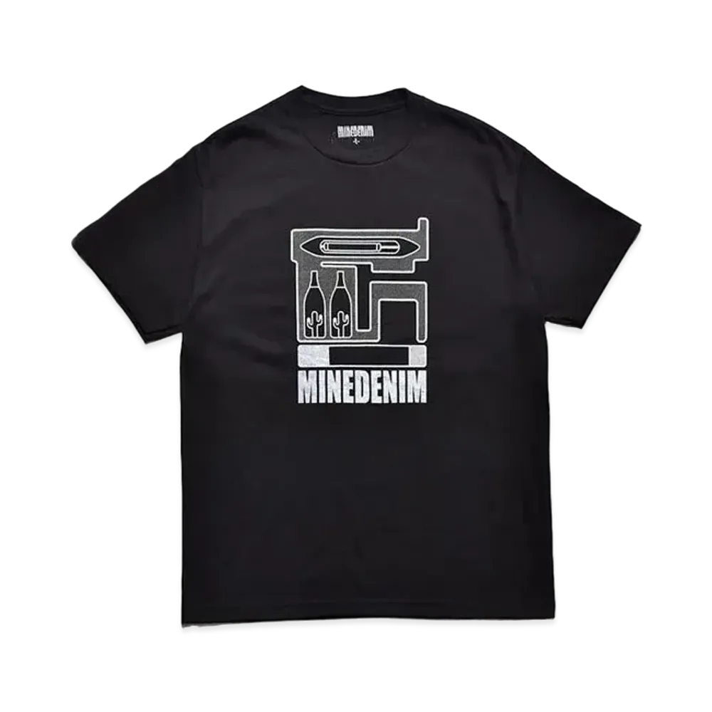 MINEDENIM x PAJA STUDIO Tobacco T-SH "Black"