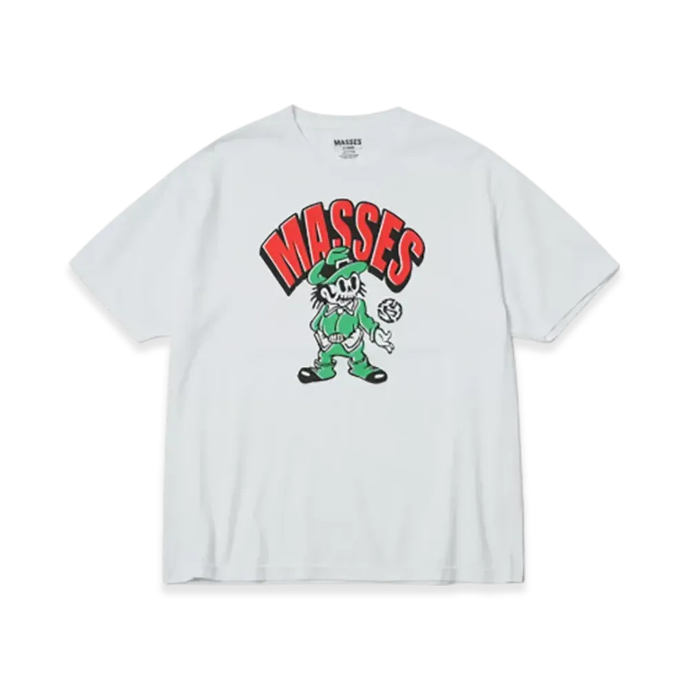 MASSES T-Shirt Steal The Ball "White"