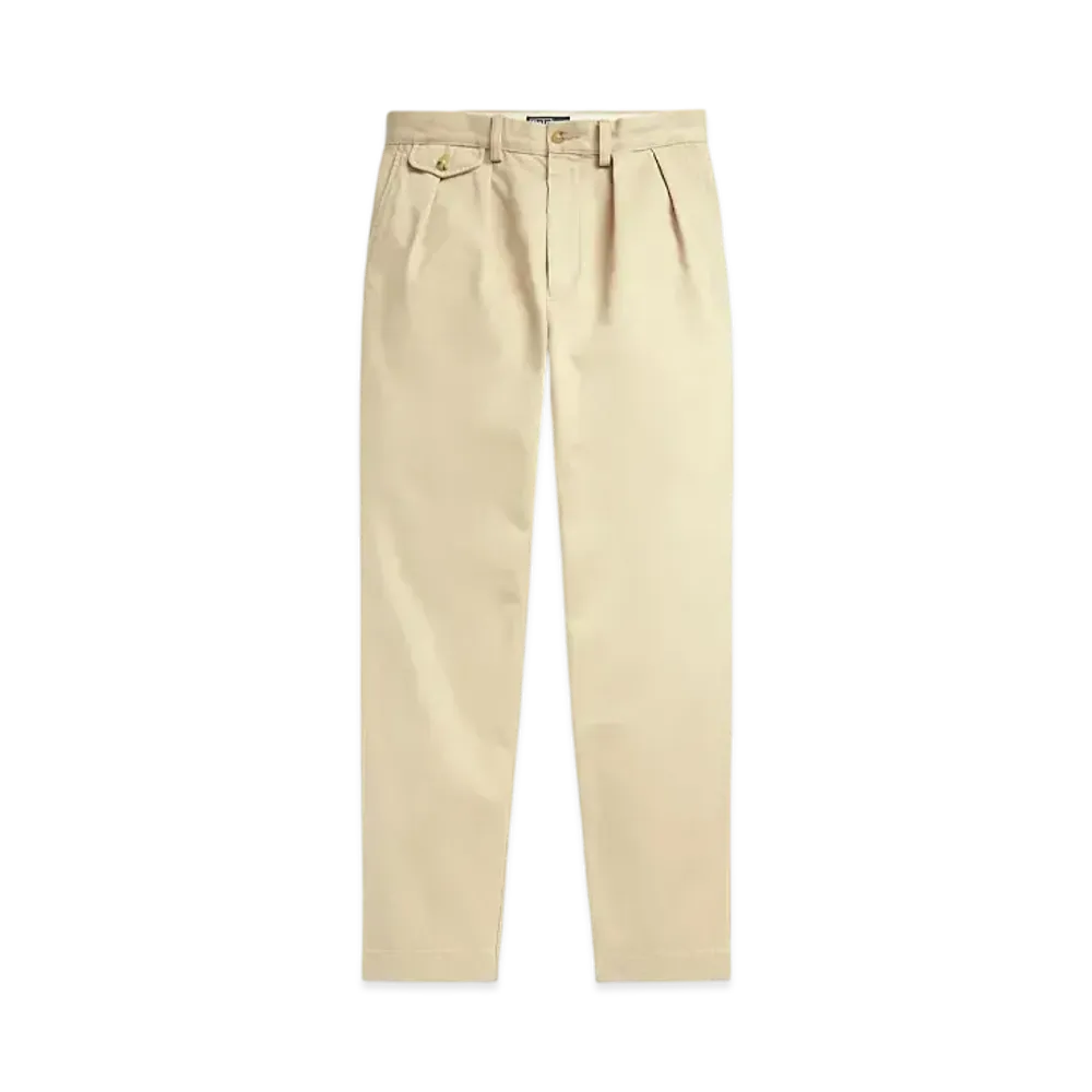 Polo Ralph Lauren Whitman Relaxed Fit Pleated Chino Pants "Brown"