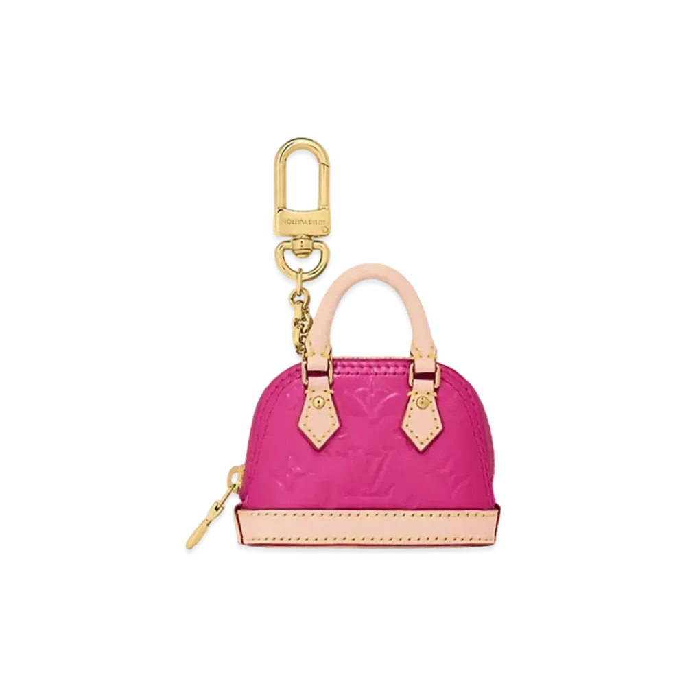 Louis Vuitton Micro Alma Vernis Key Holder "Rose"