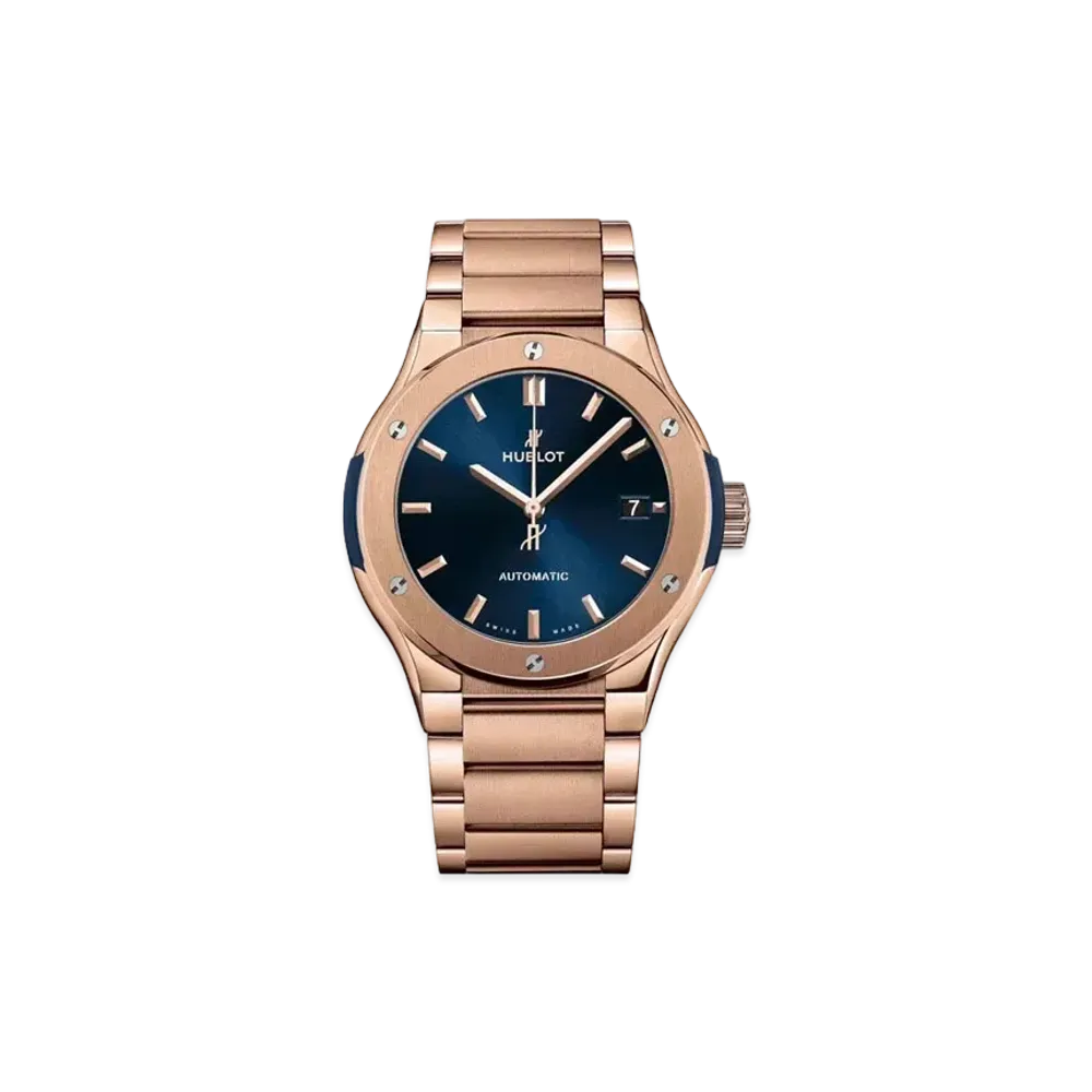 HUBLOT Classic Fusion Blue King Gold Bracelet 33mm