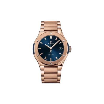 HUBLOT Classic Fusion Blue King Gold Bracelet 33mm