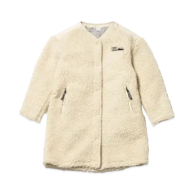 FIRST DOWN NO COLLAR BOA COAT "Off White"