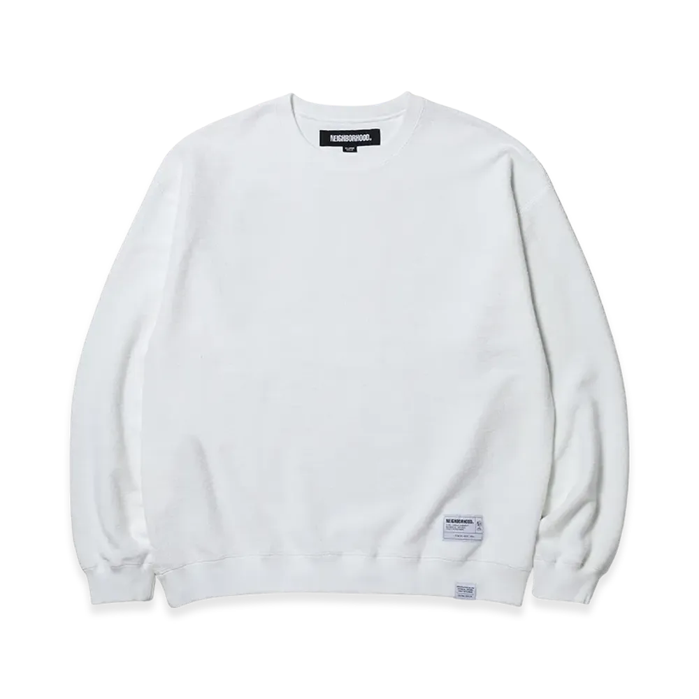 NEIGHBORHOOD Reversible Sweat Shirt LS "White"