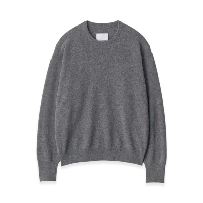 ssstein Extra Fine Wool Knit Crew Neck LS "Grey"