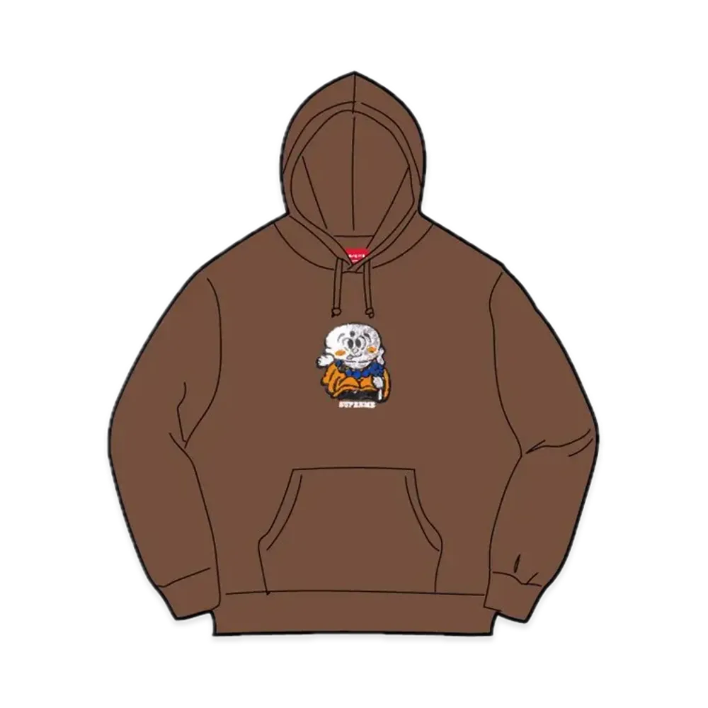 Supreme AOI Buddha Hooded Sweatshirt "Brown"