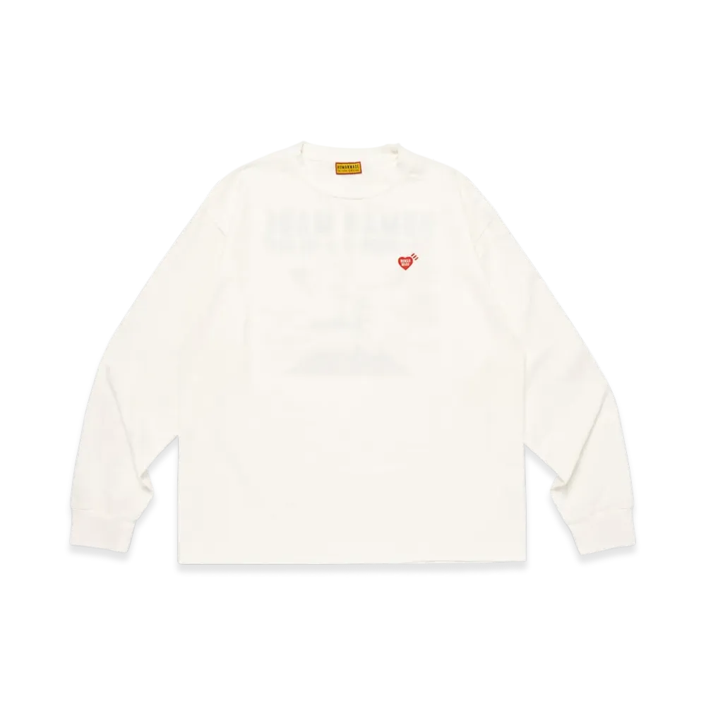 HUMAN MADE Graphic L/S T-Shirt "White"