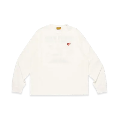 HUMAN MADE Graphic L/S T-Shirt "White"